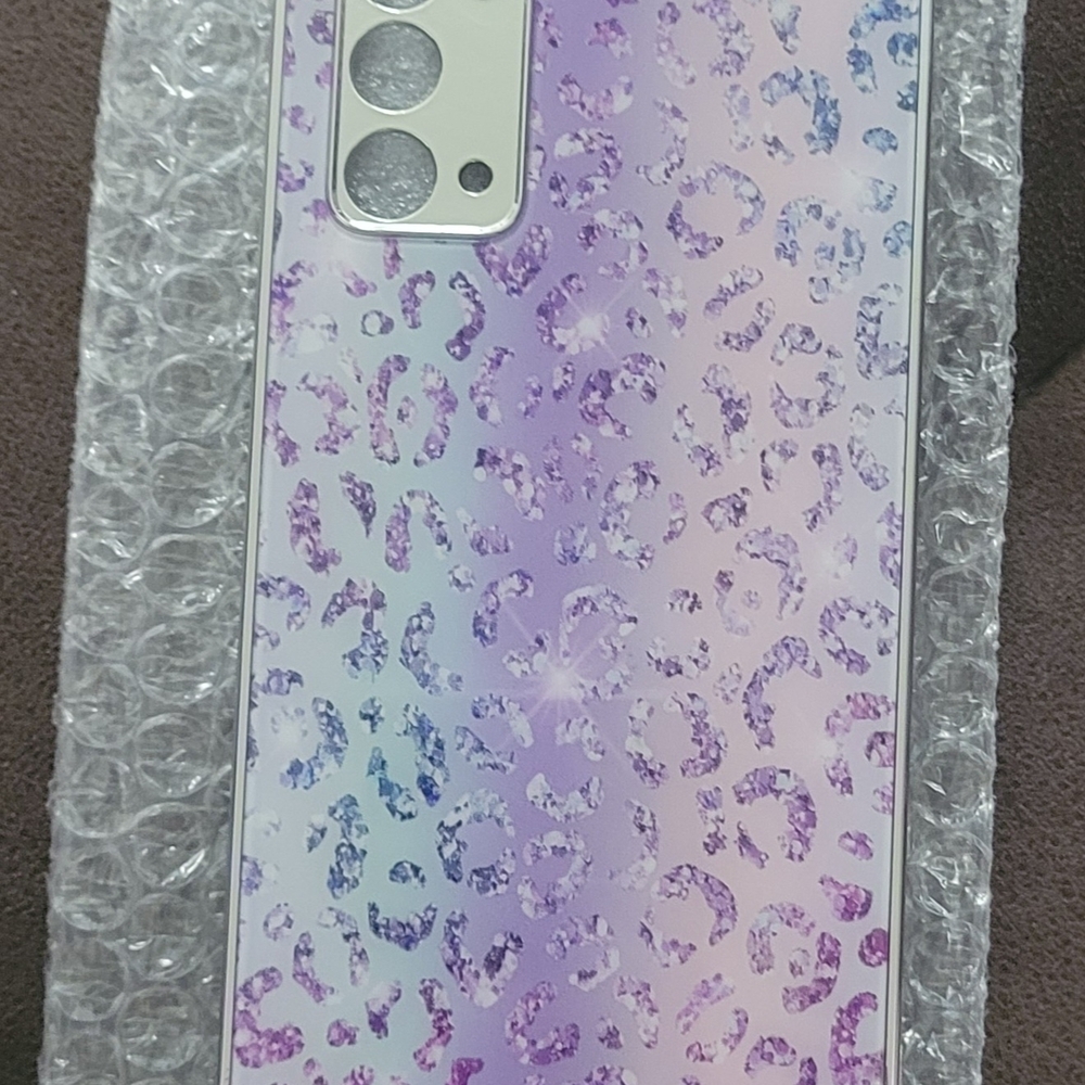 Samsung NOTE 20 Purple Leopard Print Phone Case